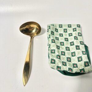 Vintage Dirigold Dirilyte Goldware Regal Flatware Silverware Serving Gravy Ladle